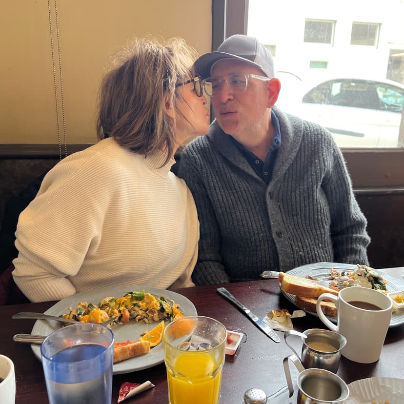 Original photo of parents before AI transformation